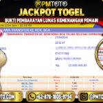 Selamat Kepada Member PMTOTO JACKPOT HONGKONG POOLS Rp.15.000.000.,- LUNAS