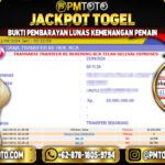 Selamat Kepada Member PMTOTO JACKPOT HONGKONG POOLS Rp.20.000.000.,- LUNAS