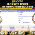 Selamat Kepada Member PMTOTO JACKPOT 12D THUNDER Rp.80.000.000.,- LUNAS