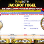 Selamat Kepada Member PMTOTO JACKPOT HONGKONG POOLS Rp.30.000.000.,- LUNAS