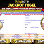 Selamat Kepada Member PMTOTO JACKPOT THUNDER  Rp.50.000.000.,- LUNAS