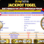 Selamat Kepada Member PMTOTO JACKPOT TOTOMACAU POOLS Rp.10,000,000.,- LUNAS