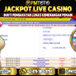 Selamat Kepada Member PMTOTO JACKPOT LIVE BACCARAT Rp.10,000,000.,- LUNAS