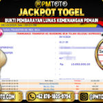 Selamat Kepada Member PMTOTO JACKPOT HONGKONG POOLS Rp.10,000,000.,- LUNAS