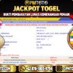 Selamat Kepada Member PMTOTO JACKPOT TOTOMACAU 5D Rp.5.600.000.,- LUNAS