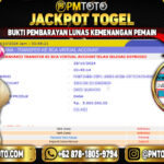 Selamat Kepada Member PMTOTO JACKPOT TOTOMACAU Rp.5.000.000.,- LUNAS