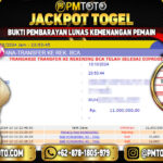 Selamat Kepada Member PMTOTO JACKPOT HONGKONG LOTTO Rp.12,054,000.,- LUNAS