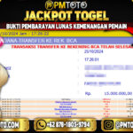 Selamat Kepada Member PMTOTO JACKPOT BACCARAT 2 GAMES Rp.15.000.000.,- LUNAS