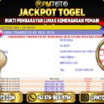 Selamat Kepada Member PMTOTO JACKPOT SYDNEY LOTTO Rp.9,000,000.,- LUNAS