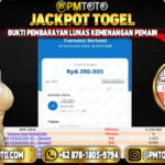 Selamat Kepada Member PMTOTO JACKPOT HONGKONG Rp.6.250.000.,- LUNAS