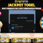 Selamat Kepada Member PMTOTO JACKPOT TOTOMACAU Rp.7.000.000.,- LUNAS