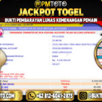 Selamat Kepada Member PMTOTO JACKPOT 5D BALL GAMES Rp.4.100.000.,- LUNAS