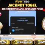 Selamat Kepada Member PMTOTO JACKPOT HONGKONG  Rp.4.000.000.,- LUNAS