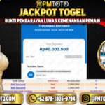 Selamat Kepada Member PMTOTO JACKPOT BACCARAT Rp.40.000.000.,- LUNAS