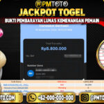 Selamat Kepada Member PMTOTO JACKPOT SINGAPORE Rp.5.800.000.,- LUNAS