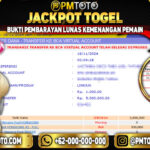 Selamat Kepada Member PMTOTO JACKPOT HONGKONG Rp.5.000.000.,- LUNAS