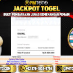 Selamat Kepada Member PMTOTO JACKPOT TOTOMACAU Rp.5.000.000.,- LUNAS