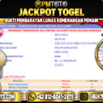 Selamat Kepada Member PMTOTO JACKPOT TOTOMACAU Rp.11.300.000.,- LUNAS