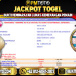 Selamat Kepada Member PMTOTO JACKPOT TOTOMACAU Rp.5.000.000.,- LUNAS