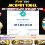 Selamat Kepada Member PMTOTO JACKPOT ROULETTE 2 Rp.6.300.000.,- LUNAS