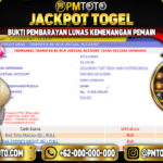 Selamat Kepada Member PMTOTO JACKPOT TOTOMACAU Rp.4.500.000.,- LUNAS