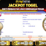 Selamat Kepada Member PMTOTO JACKPOT HONGKONG Rp.3.050.000.,- LUNAS