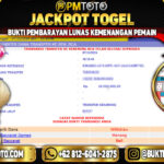 Selamat Kepada Member PMTOTO JACKPOT BACCARAT Rp.10.000.000.,- LUNAS