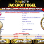 Selamat Kepada Member PMTOTO JACKPOT GATES OF OLYMPUS Rp.50.000.000.,- LUNAS