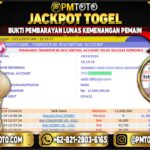 Selamat Kepada Member PMTOTO JACKPOT SYDNEY Rp.11.000.000.,- LUNAS