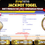 Selamat Kepada Member PMTOTO JACKPOT SINGAPORE Rp.11.800.000.,- LUNAS