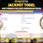 Selamat Kepada Member PMTOTO JACKPOT SINGAPORE Rp.6.100.000.,- LUNAS