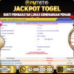 Selamat Kepada Member PMTOTO JACKPOT SINGAPORE Rp.7.800.000.,- LUNAS