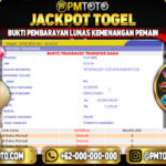 Selamat Kepada Member PMTOTO JACKPOT GATES OF OLYMPUS 1000 Rp.60.000.000.,- LUNAS