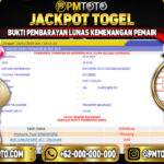 Selamat Kepada Member PMTOTO JACKPOT SINGAPORE Rp.6.400.000.,- LUNAS