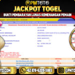 Selamat Kepada Member PMTOTO JACKPOT SINGAPORE Rp.6.500.000.,- LUNAS