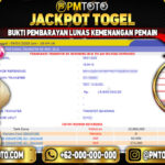 Selamat Kepada Member PMTOTO JACKPOT SINGAPORE Rp.15.800.000.,- LUNAS