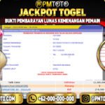 Selamat Kepada Member PMTOTO JACKPOT SINAGPORE Rp.12.300.000.,- LUNAS