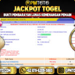 Selamat Kepada Member PMTOTO JACKPOT HONGKONG Rp.3.000.000.,- LUNAS