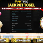 Selamat Kepada Member PMTOTO JACKPOT HONGKONG Rp.30.000.000.,- LUNAS