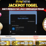 Selamat Kepada Member PMTOTO JACKPOT HONGKONG Rp.4.000.000.,- LUNAS