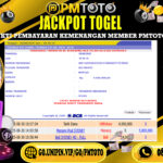 Selamat Kepada Member PMTOTO JACKPOT SYDNEY Rp.4.900.000.,- LUNAS