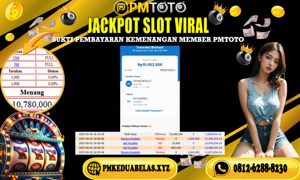 Selamat Kepada Member PMTOTO JACKPOT JAPAN Rp.10.000.000.,- LUNAS