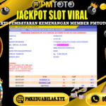 Selamat Kepada Member PMTOTO JACKPOT SLOT OLYMPUS SUPER SCATTER Rp.5.000.000.,- LUNAS